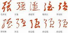 强字的艺术签名写法